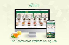 An Ecommerce Website Selling Tea