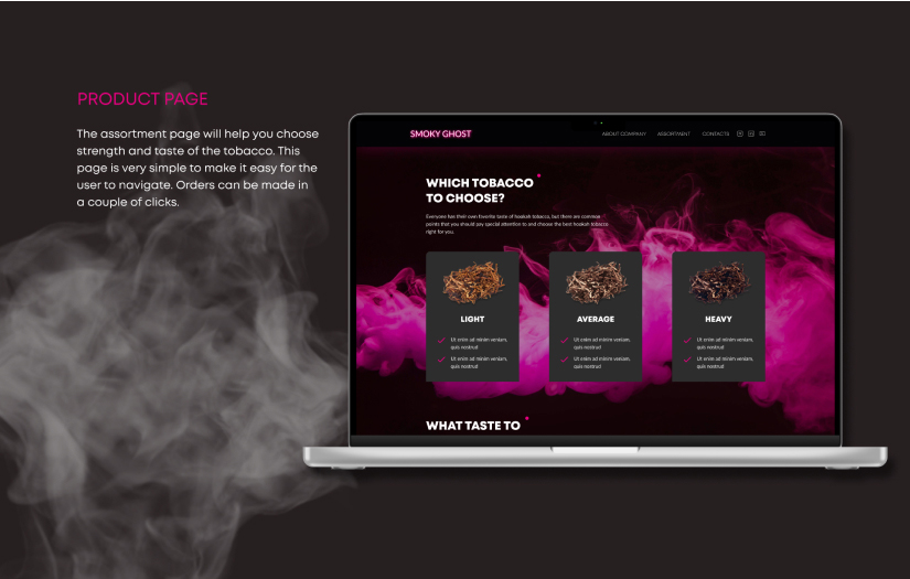 Smoky Ghost - UI/UX Design screenshot 2