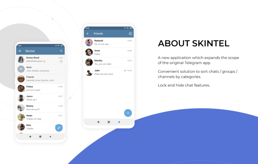 Skintel Messenger screenshot 1