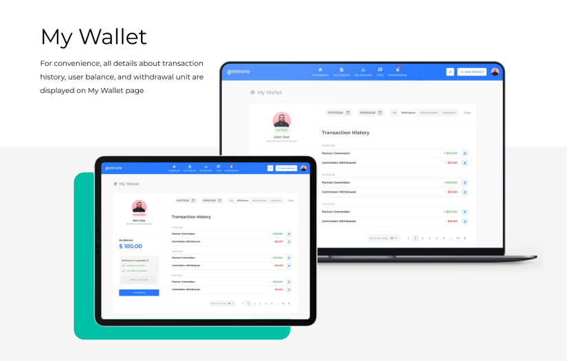 Estimate Platform screenshot 2
