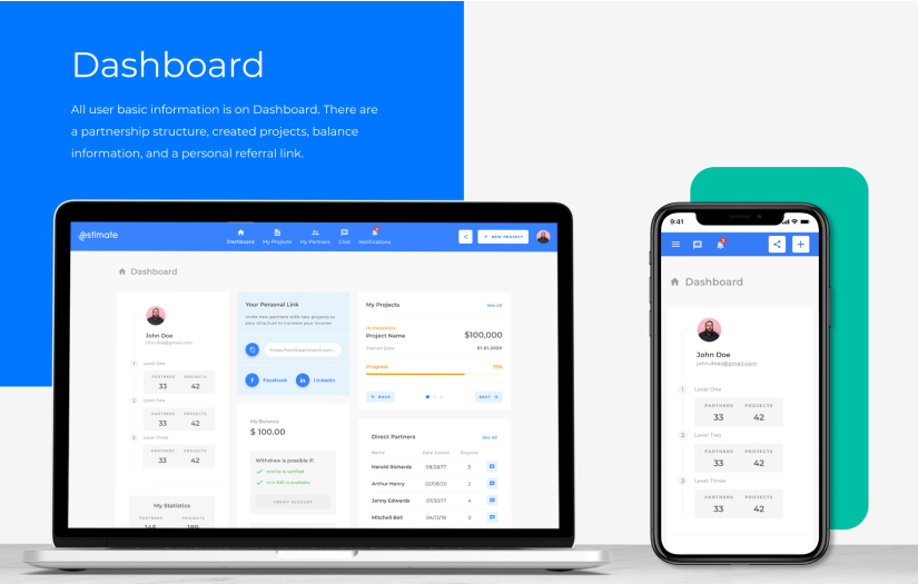 Estimate Platform screenshot 1