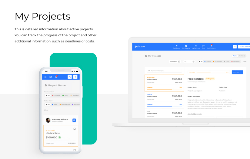 Estimate Platform screenshot 3
