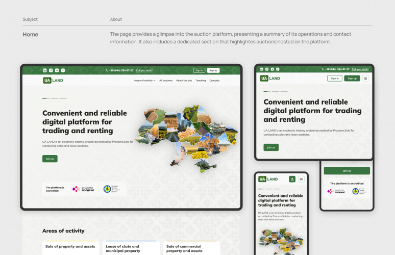 Auctions Platform screenshot 2