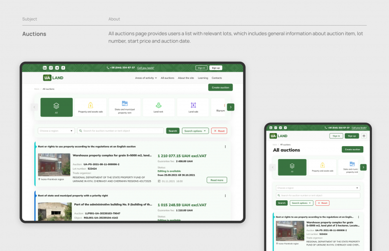 Auctions Platform screenshot 3
