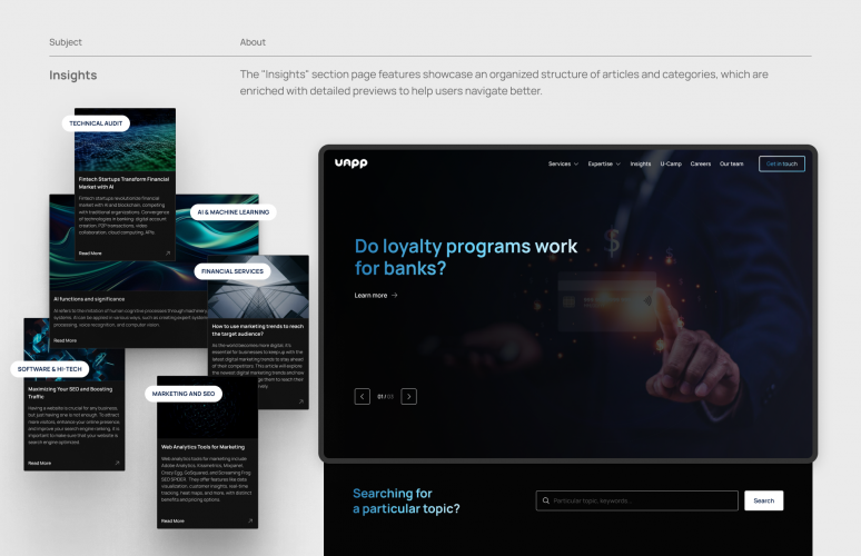 UAPP Corporate Website screenshot 5