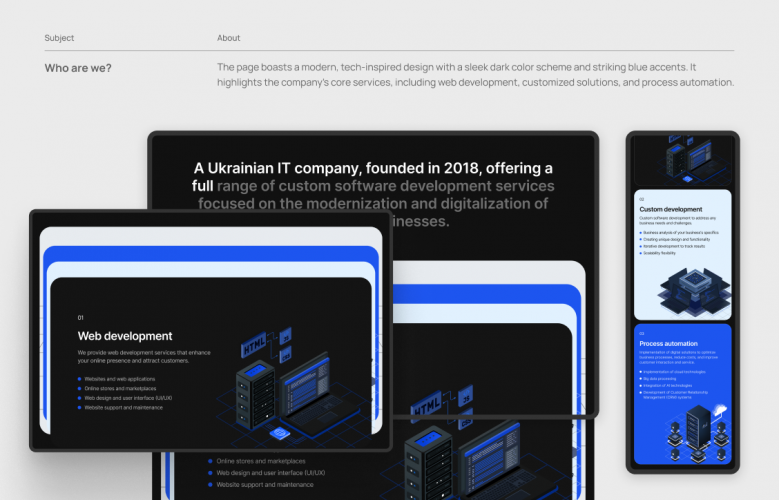 Landing page UAPP LLC screenshot 3