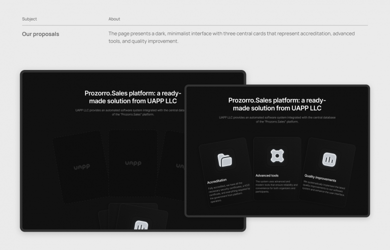 Landing page UAPP LLC screenshot 5