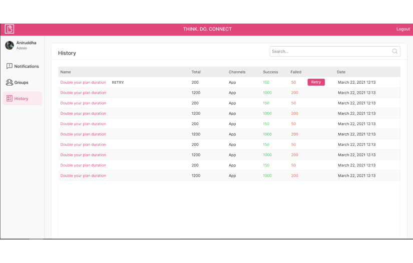 A Mobile Application for a Telco Company B2Connect screenshot 2