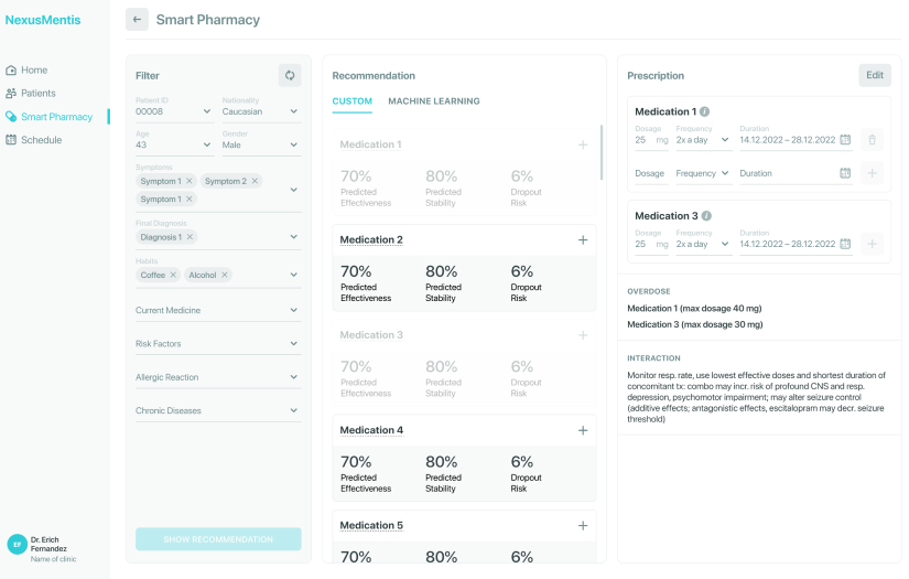 NexusMentis: AI-Powered Decision-Support System for Psychiatrists and Patients screenshot 2