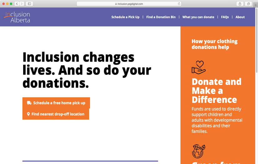Inclusion Alberta screenshot 1