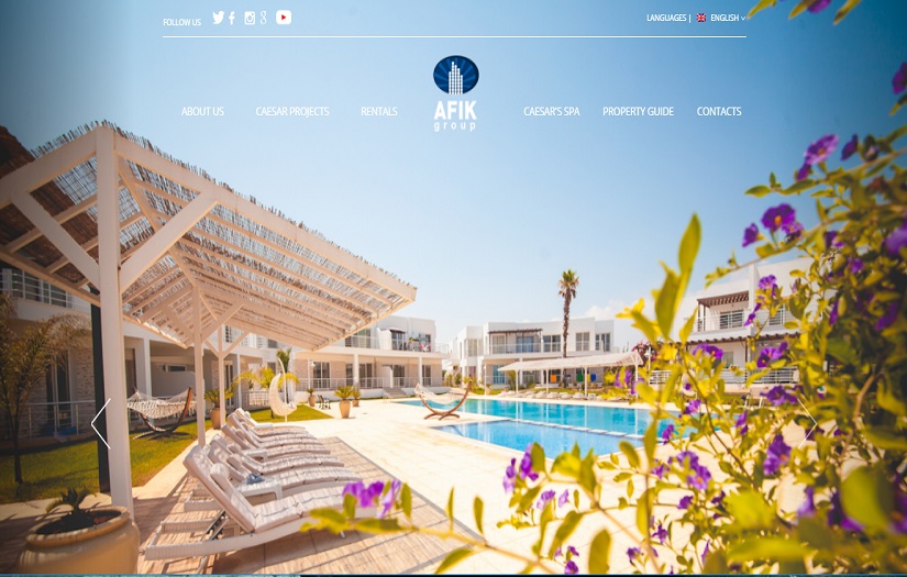 Rental property website screenshot 1