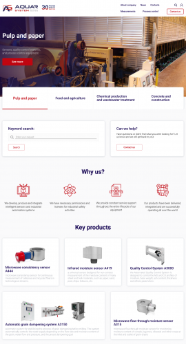Website Development | Aquar Systems screenshot 1