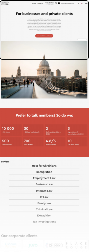 Website Development | STERLING LAWYERS LTD screenshot 1