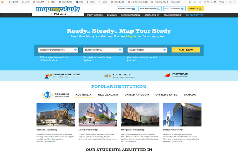 MapMyStudy screenshot 1