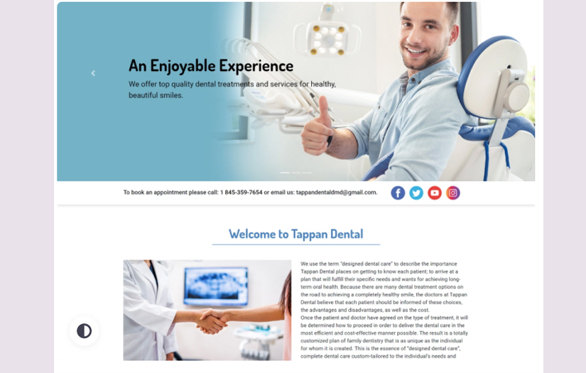 Dental Care Website Design & Development screenshot 1