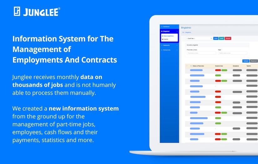 Information System for The Management of Employments And Contracts screenshot 1