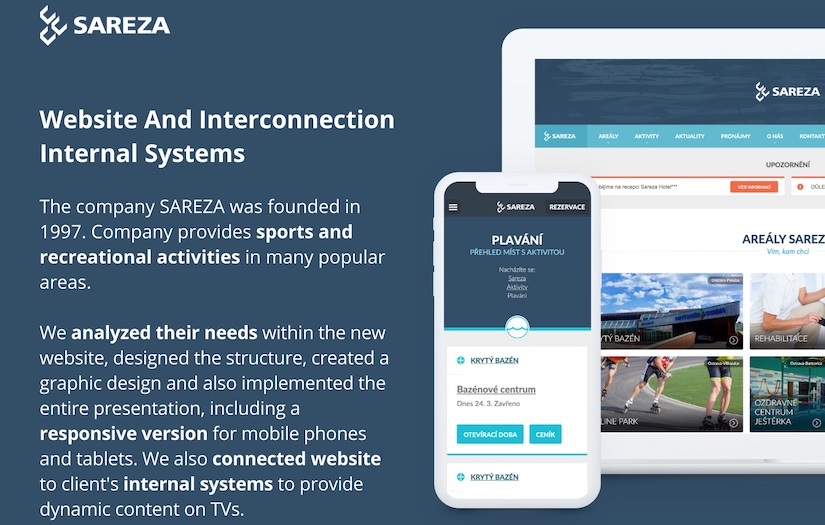 Website And Interconnection  Internal Systems screenshot 1