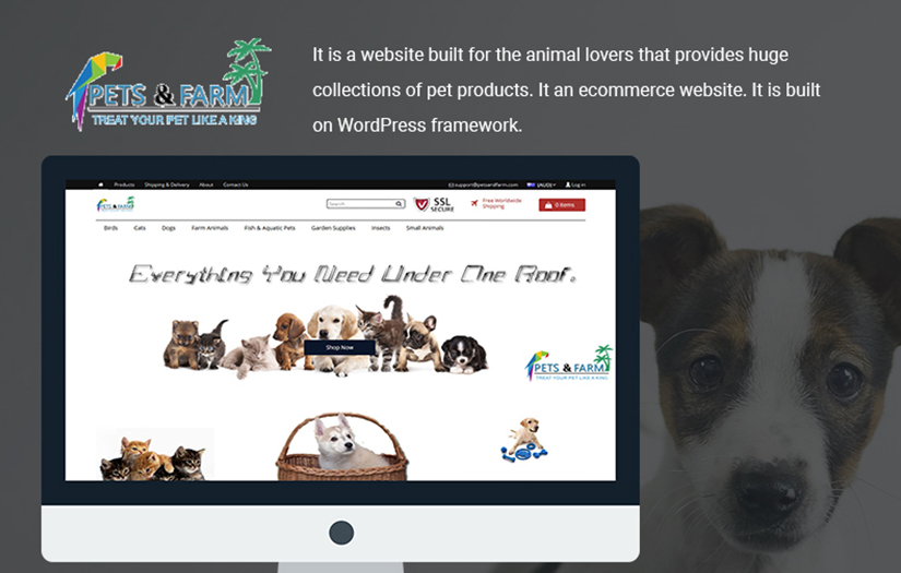 Pets and Farm- Treat Your Pet like King screenshot 1