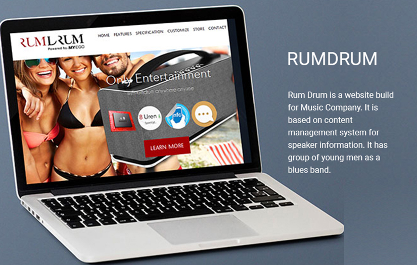 Rum Drum- A website for Music Lover screenshot 1