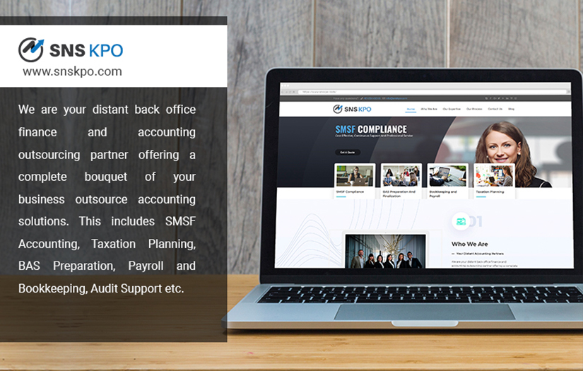 SNS KPO- An Accounting Outsourcing Website screenshot 1