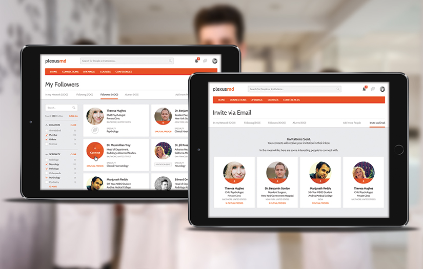 PlexusMD - A Social network and  Job portal for doctors. screenshot 1