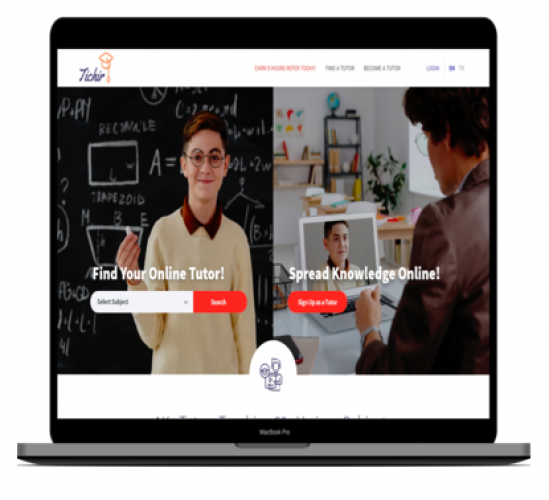 Online Tutoring Portal screenshot 1