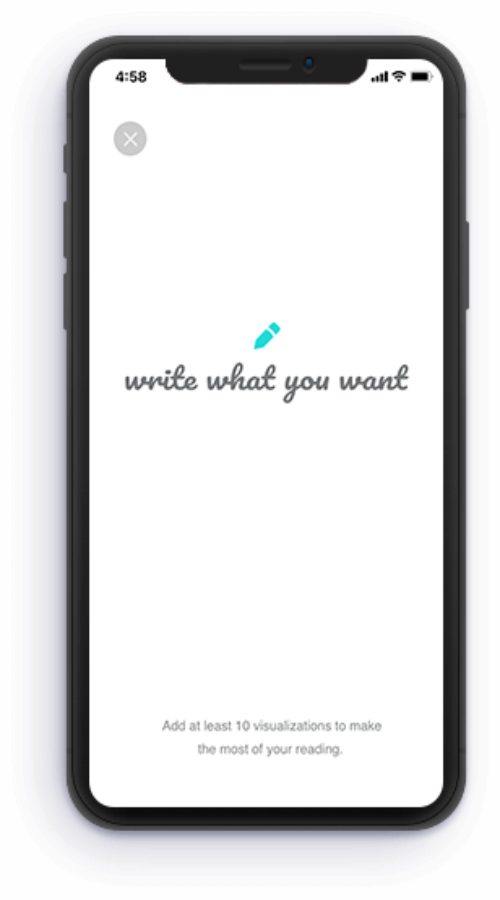 iPhone App for Integrated Visual Editing & Social Media screenshot 1