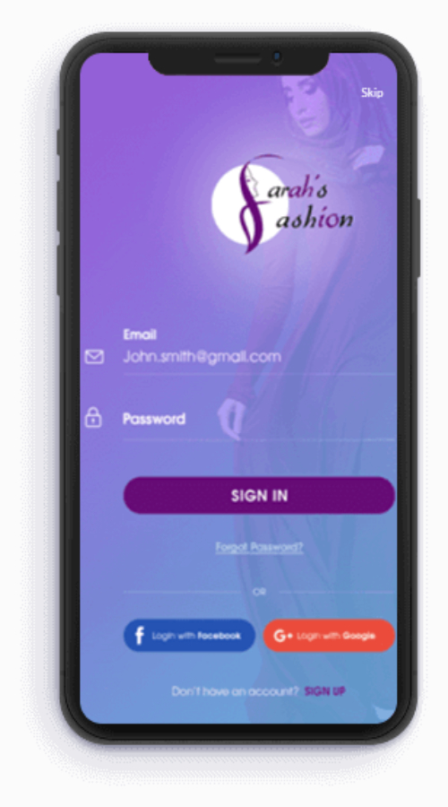 eCommerce App & Website For a Fashion Brand screenshot 1