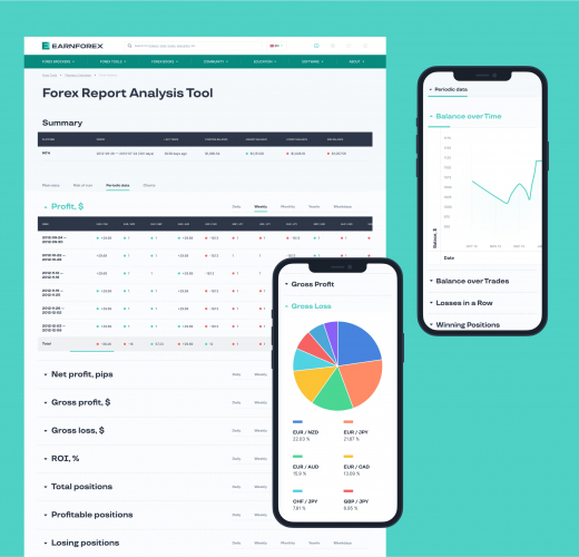 Earn Forex | Developing Custom Brokerage Platform screenshot 1