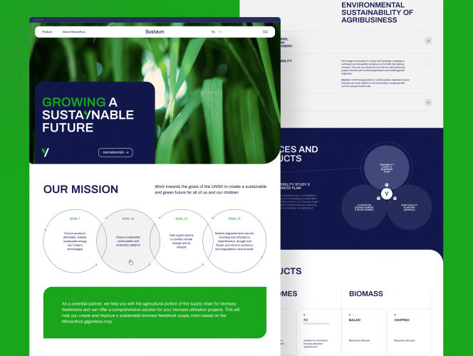 Sustayn | Branding development screenshot 2