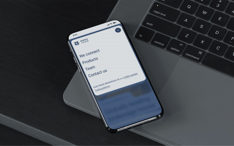 Easy Trade | Website development screenshot 2