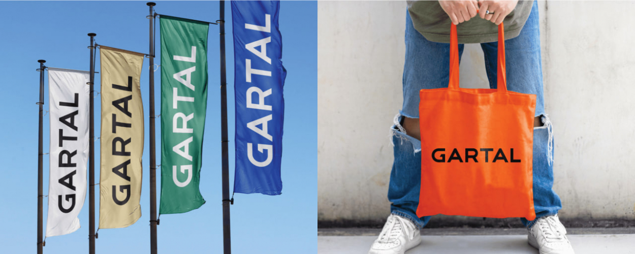 Branding for the Real Estate company GARTAL screenshot 1