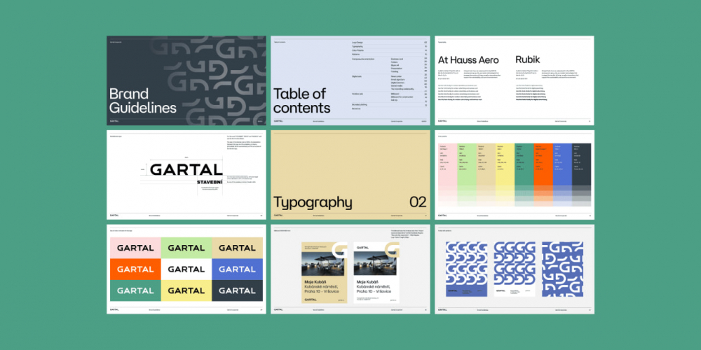 Branding for the Real Estate company GARTAL screenshot 2