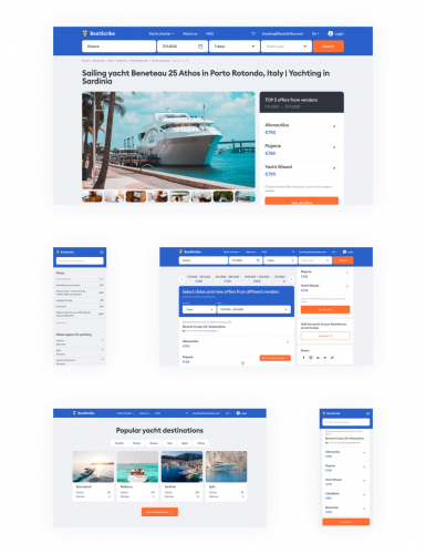 Boatscribe — price aggregator for catamaran, motorboat and yacht rental screenshot 2