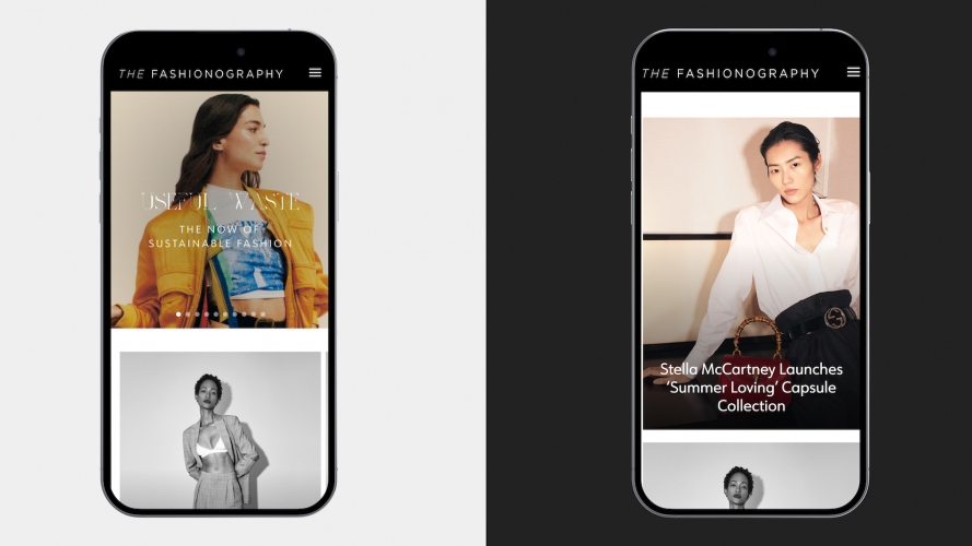 The Fashionography | Web design & Development screenshot 1