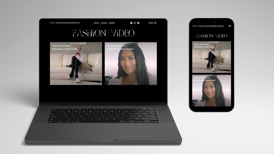 The Fashionography | Web design & Development screenshot 3