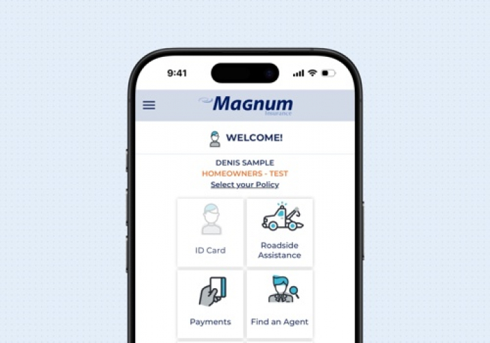 Replacing Mobile App for Magnum Insurance screenshot 1