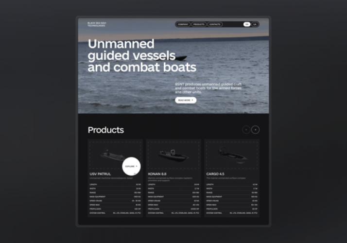Website Design & Development for BSNT Drones screenshot 3