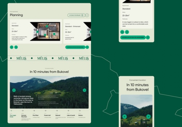 Promotional Website for Melis screenshot 1