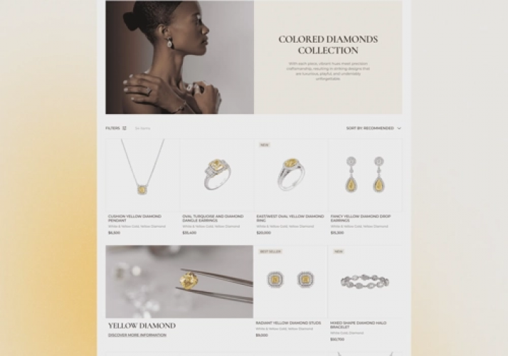 Luxury eCommerce Website for Yael Designs screenshot 3