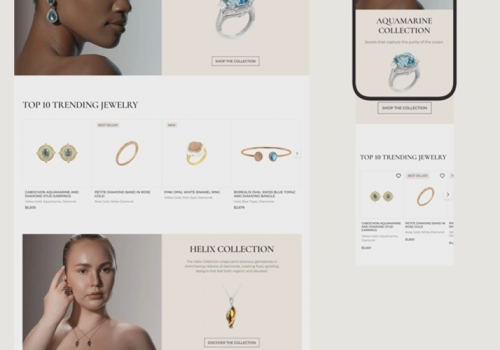 Luxury eCommerce Website for Yael Designs screenshot 4