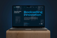 Premier Book Group: new design for online bookstore