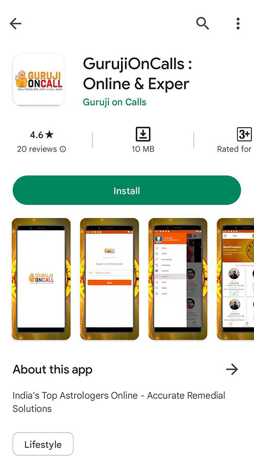 Gurujioncalls Astrology screenshot 1