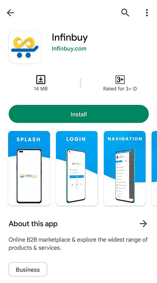 Infinbuy screenshot 1