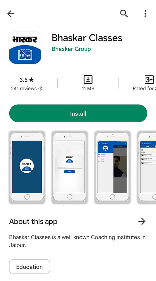 Bhaskar Coaching Classes screenshot 1