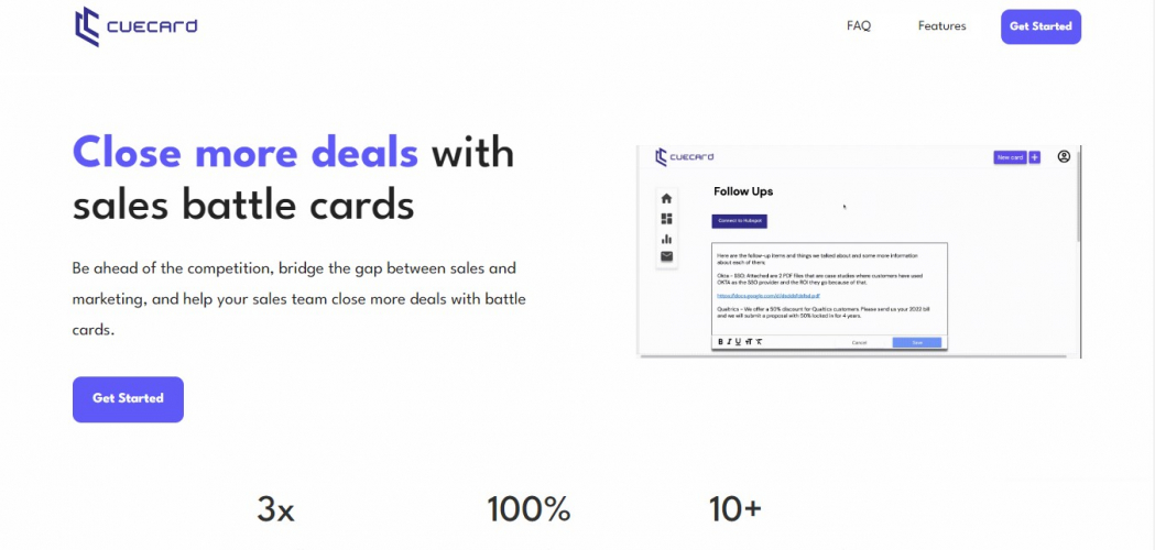 CueCard screenshot 1