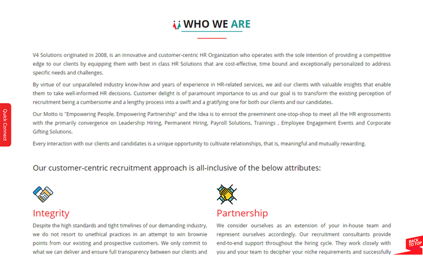 V4 Solutions screenshot 1