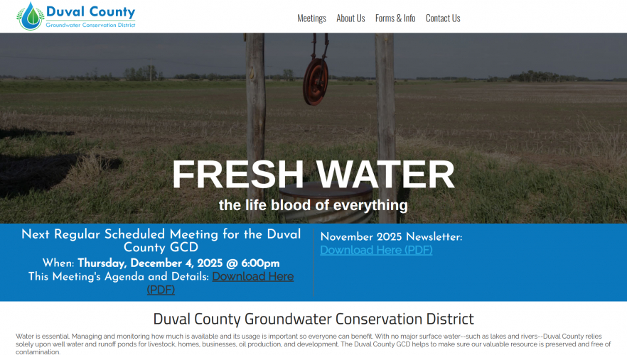 Duval County Groundwater Conservation District screenshot 1