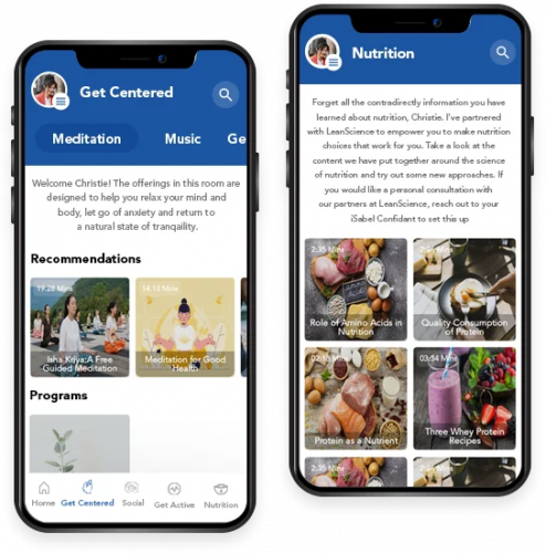 iSabel - Corporate Employees Wellness Management App Development screenshot 2