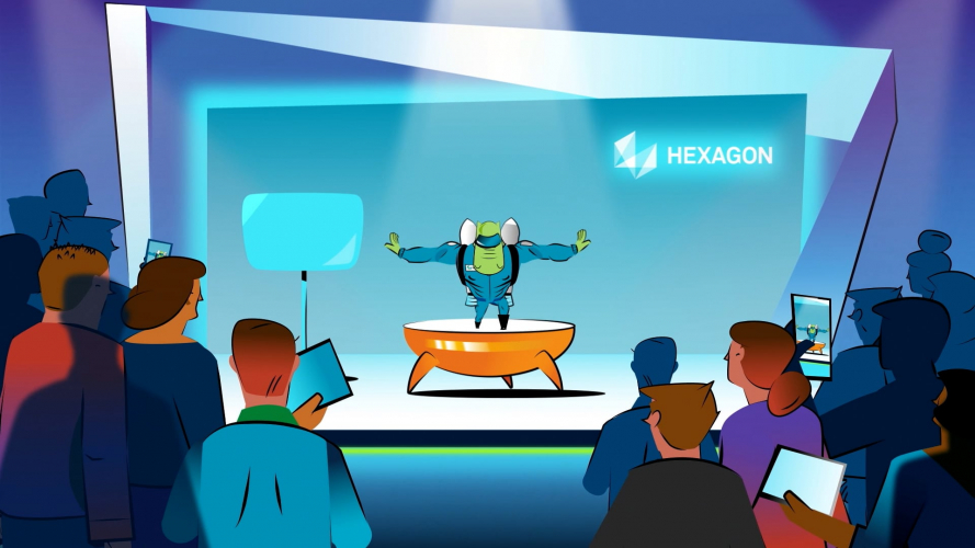 Hexagon - explainer animation Hexagator screenshot 2